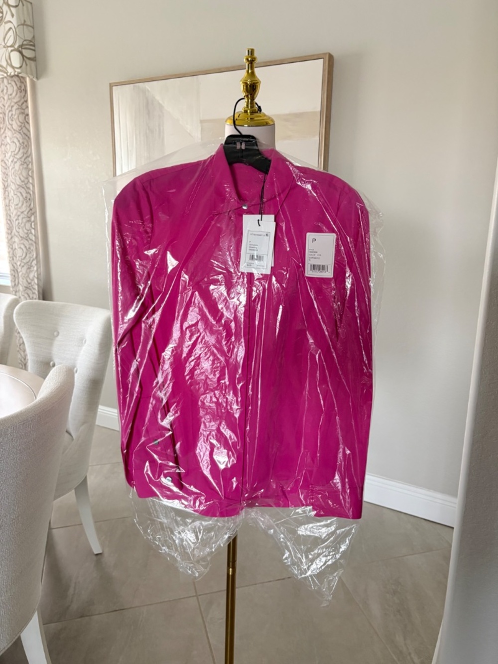 NWT Theory Fitted Carnation Downing Shirt